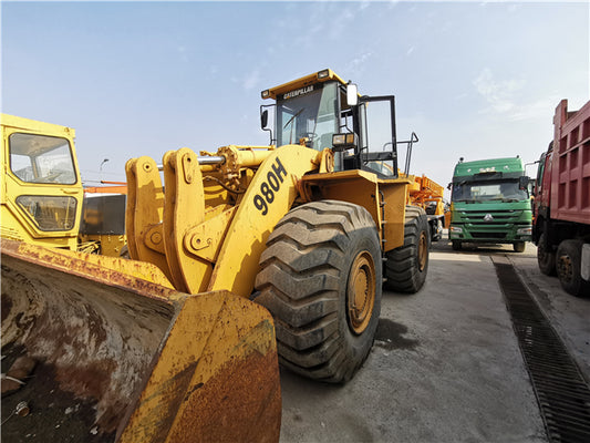 Used Caterpillar 980H Wheel Loader for Sale rear side view