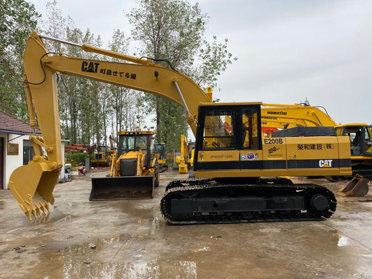 Used Caterpillar EL300B Excavator for Sale rear side view