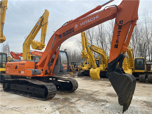 Used Hitachi EX200-5 Excavator for Sale rear side view