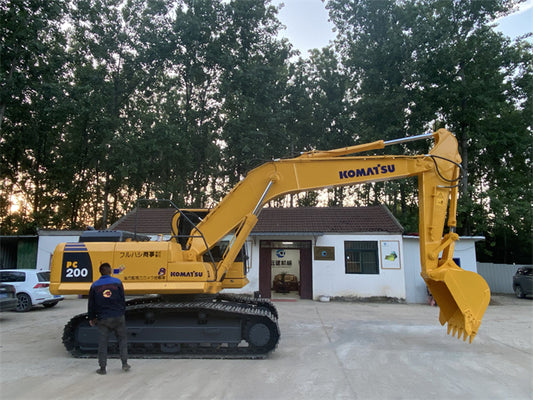 Used Komatsu PC200-10M0 crawler excavator real inventory view 2