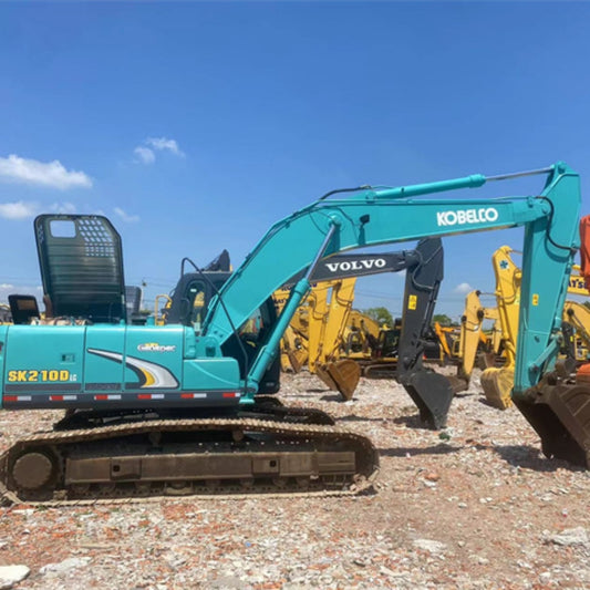 Used Kobelco SK210D Excavator for Sale rear side view