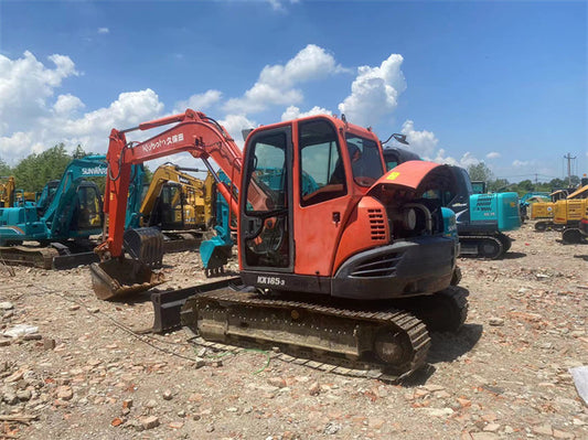 Used Kubota KX185-3 Excavator for Sale rear side view