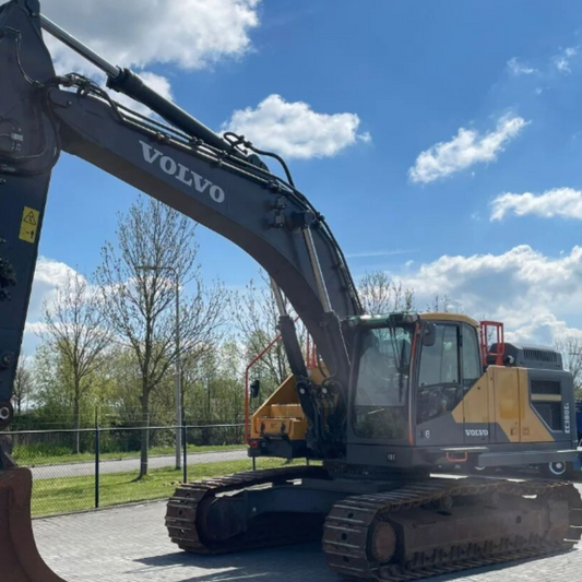 Used Volvo EC380EL Excavator for Sale rear side view