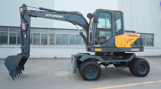 New Hyundai HW80G Excavator for Sale rear side view