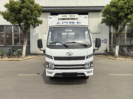 Used Saic YUEJIN S80 95HP Refrigerated Truck for Sale - Alternative Stock rear side view