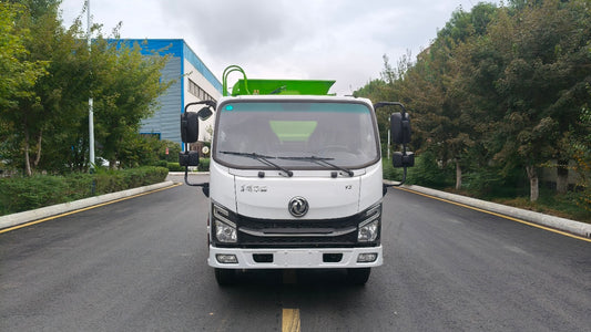 Used Dongfeng HUASHEN 6M³ Food Waste Truck for Sale rear side view