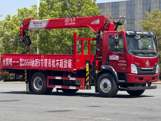 Used Dongfeng 220HP Truck-Mounted Crane for Sale - Updated Model rear side view