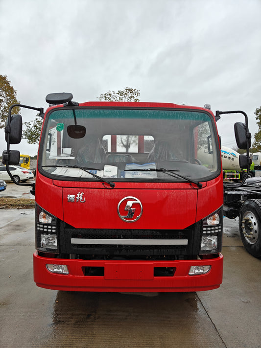 Used Shacman 170HP Flatbed Truck for Sale rear side view