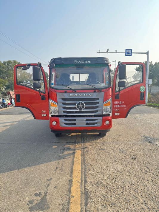 Used Dayun 180HP Flatbed Truck for Sale rear side view
