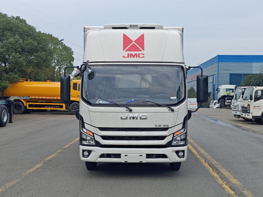 Used JMC NEW KAIYUN 18M³ Refrigerated Truck for Sale rear side view