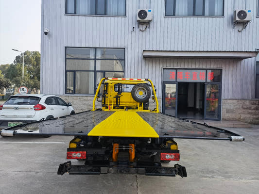 Used Foton 160HP Road Wrecker Truck for Sale rear side view