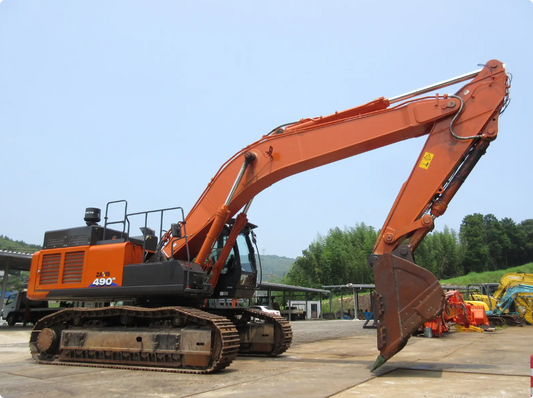Used Hitachi ZX490LCH-5A Excavator for Sale front working view for sale