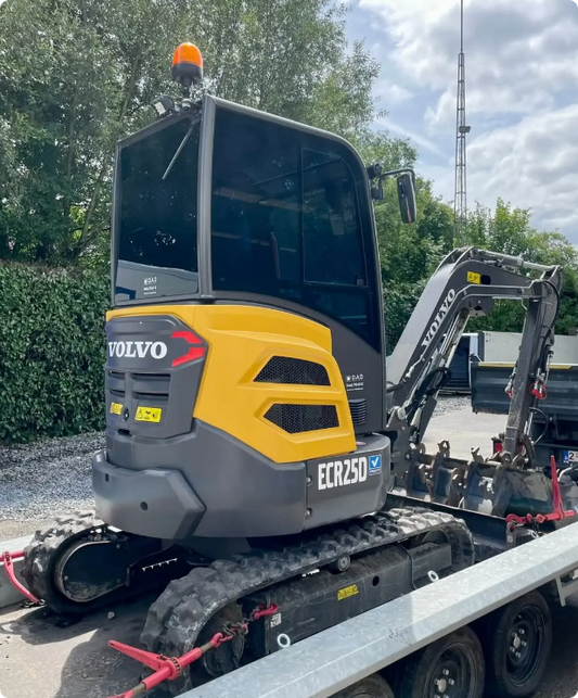 Used Volvo ECR25 Excavator for Sale front working view for sale