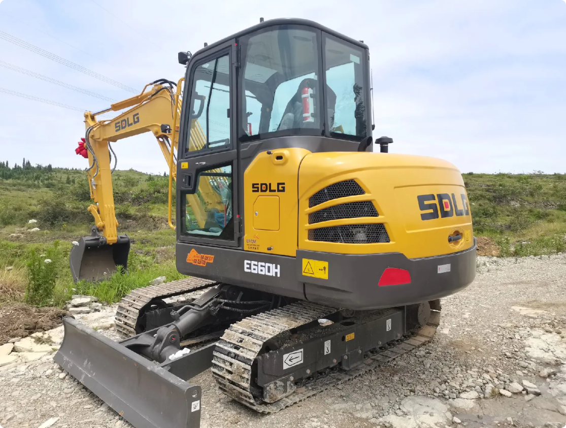 Used Sdlg LG660 Excavator for Sale bucket and boom detail for sale