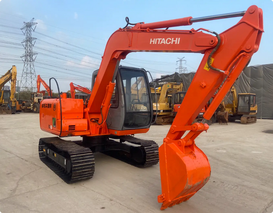 Used Hitachi EX60 Excavator for Sale front working view for sale