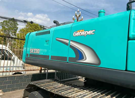 Used Kobelco SK330-10 Excavator for Sale front working view for sale