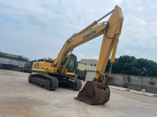 Used Komatsu PC400-7 crawler excavator real inventory view 2