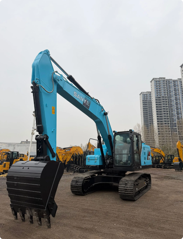 Used SANY SY215E crawler excavator real inventory view 5