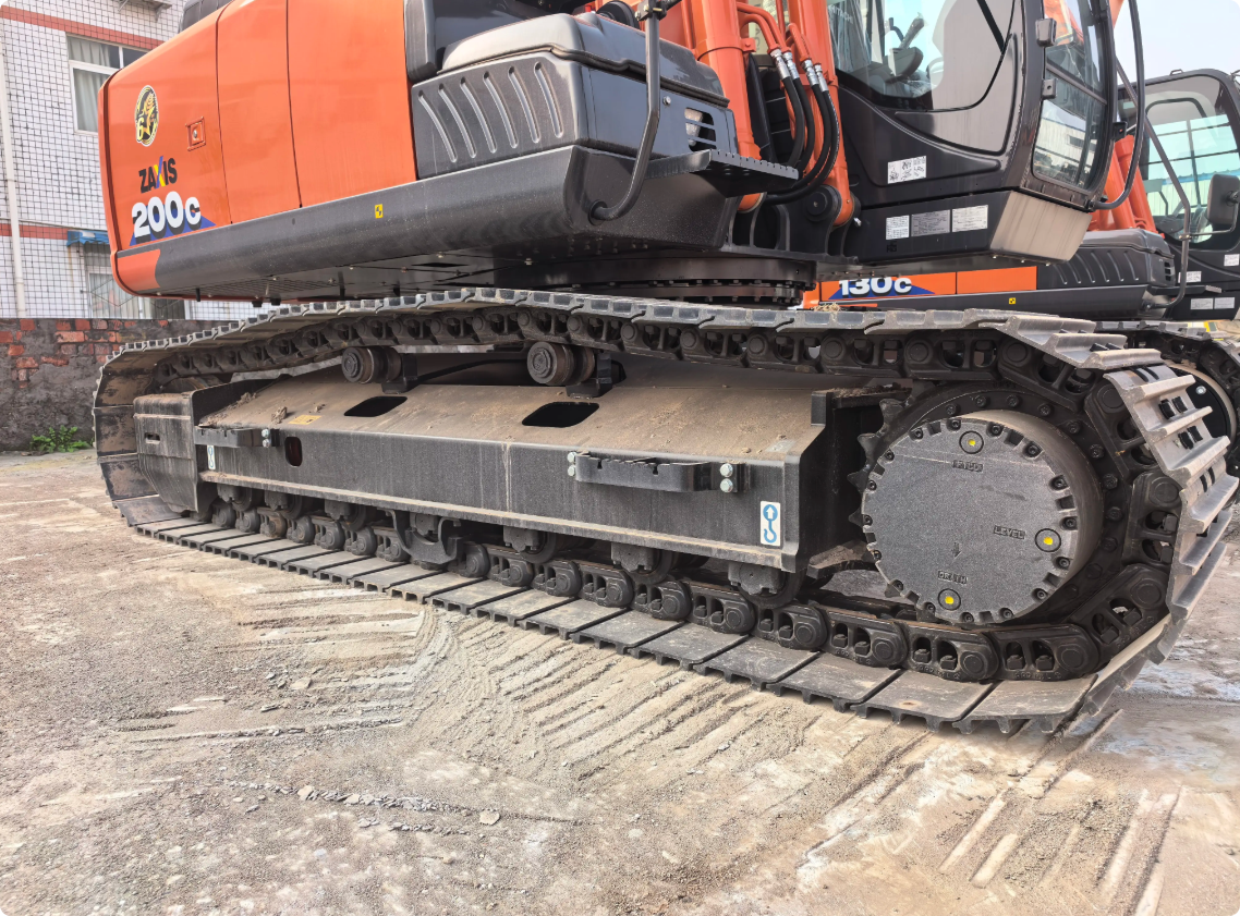 Used HITACHI ZX200C-6A crawler excavator real inventory view 6