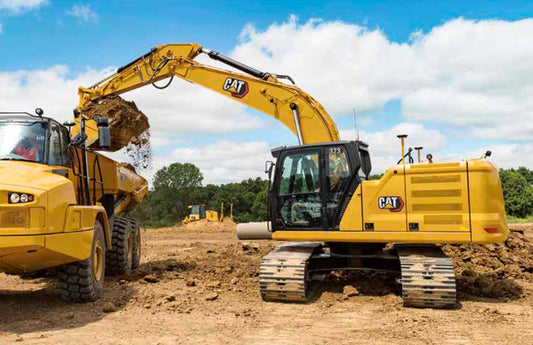 New Caterpillar 323 Excavator for Sale rear side view