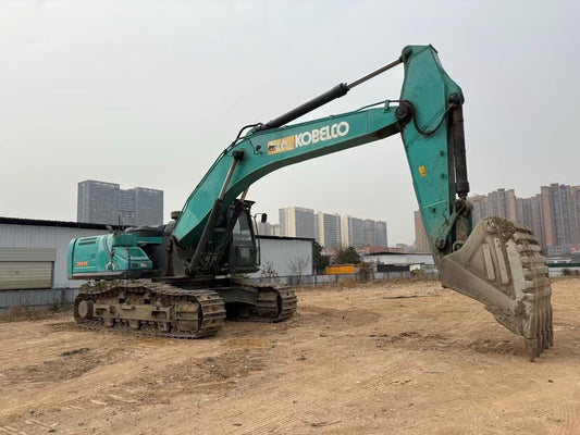 Used Kobelco SK390XD-10 Excavator for Sale rear side view