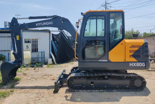 New Hyundai HX60 Excavator for Sale rear side view