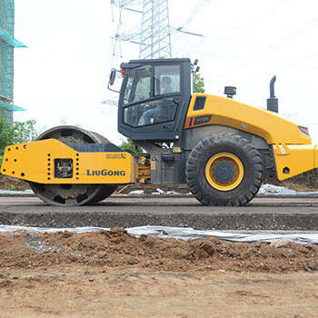 New Liugong 6630EG4 Road Roller for Sale rear side view