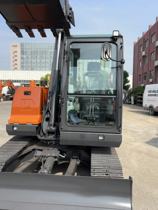 New Develon DX80D Excavator for Sale rear side view