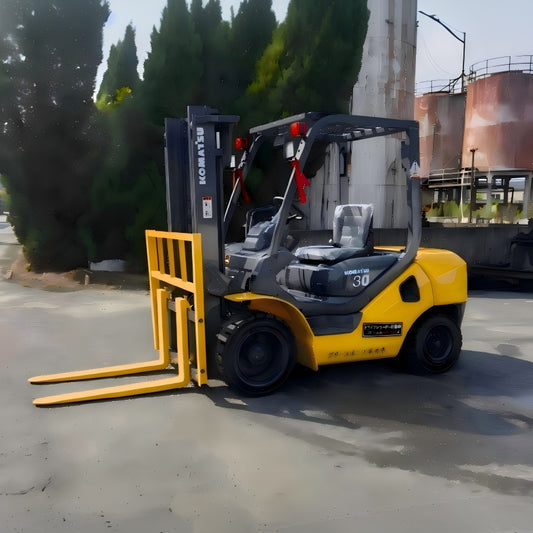 Used Komatsu FD30 Forklift for Sale - Alternative Stock front working view for sale
