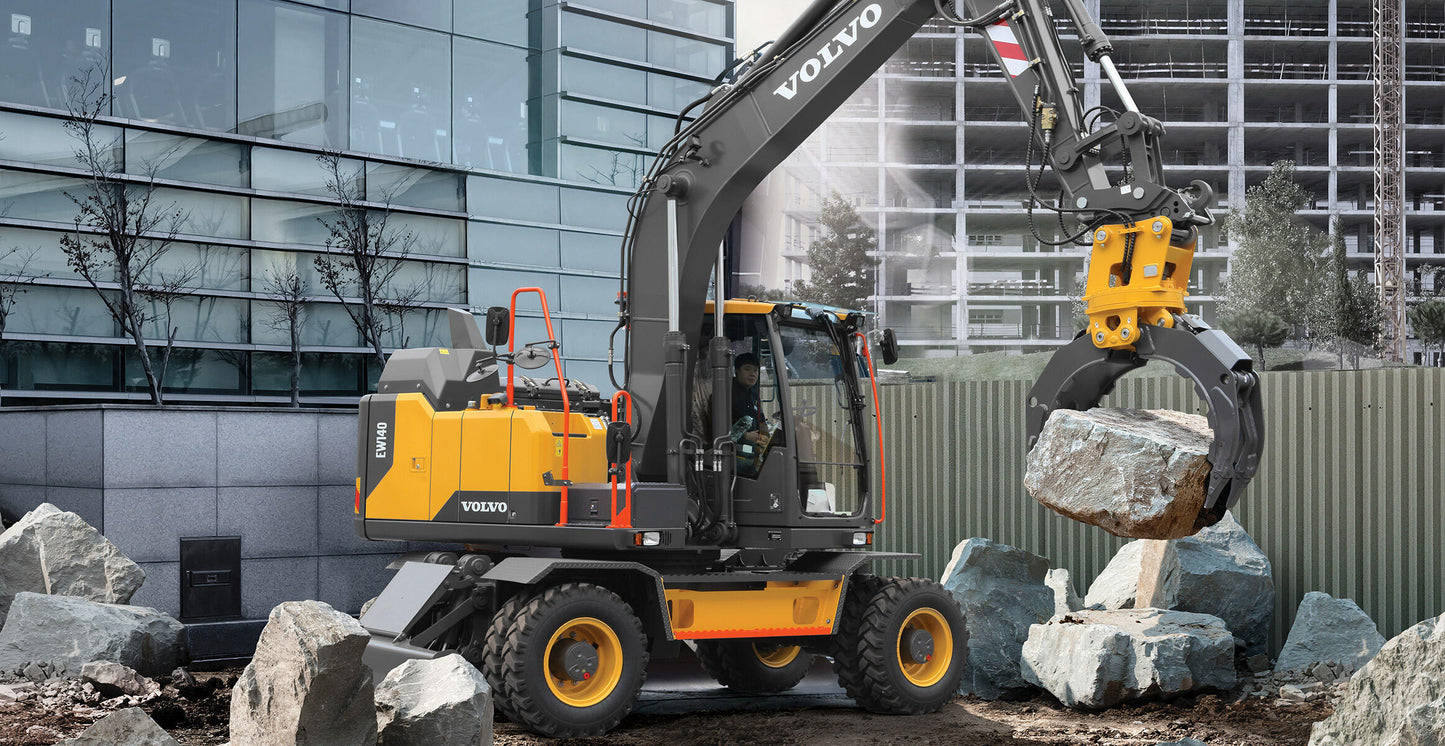 New Volvo EW140 Wheeled Excavator for Sale detail view