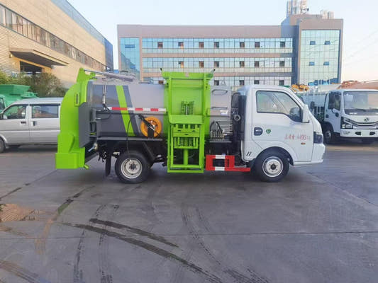 Used Dongfeng TUYI 4M³ Food Waste Truck for Sale rear side view