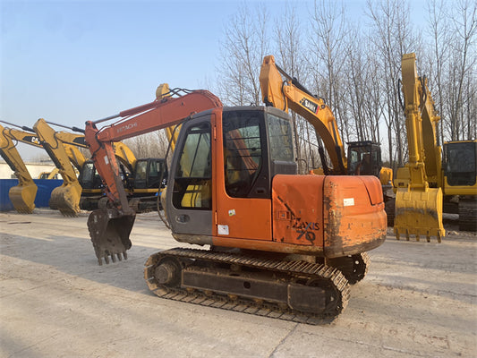 Used Hitachi ZX70 Excavator for Sale rear side view