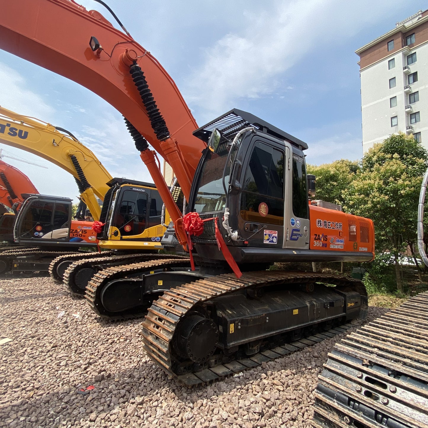 Used HITACHI ZX360HQ crawler excavator real inventory view 7