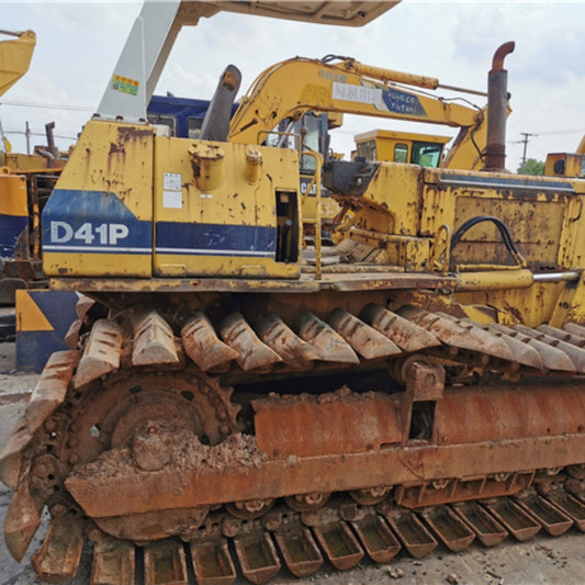 Used Komatsu D41P Bulldozer for Sale side view