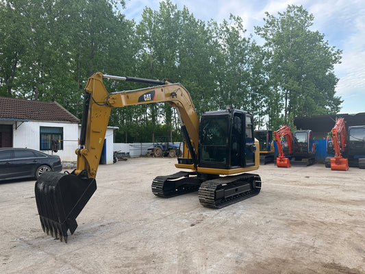 Used Caterpillar 307E2 Excavator for Sale rear side view