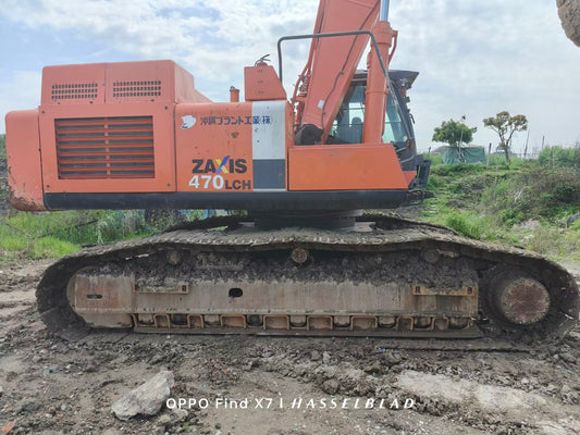 Used Hitachi ZX470 Excavator for Sale rear side view