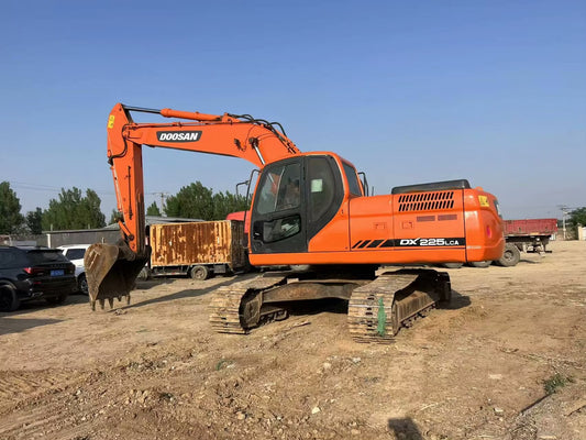 Used Doosan DX225NLCA Excavator for Sale rear side view