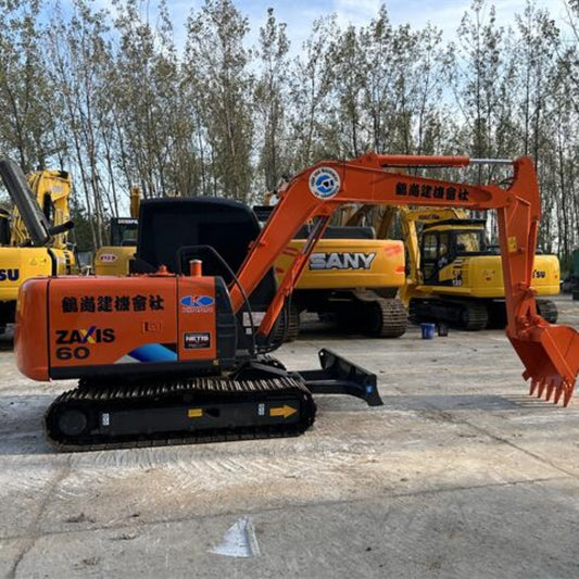 Used Hitachi ZX60 Excavator for Sale rear side view