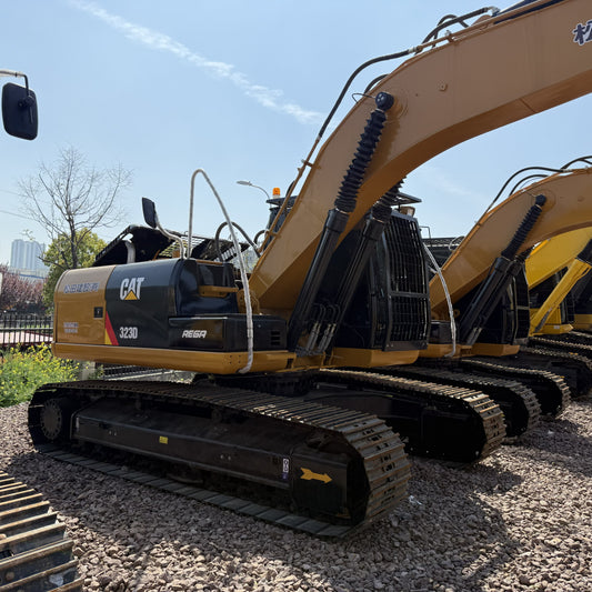 Used Caterpillar 323D Excavator for Sale rear side view
