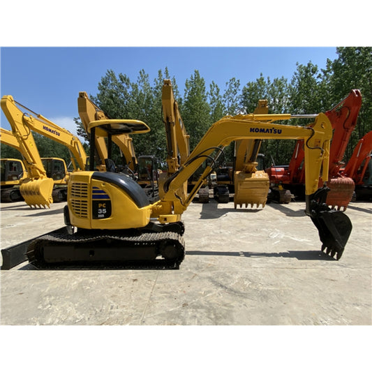 Used Komatsu PC35MR Excavator for Sale rear side view