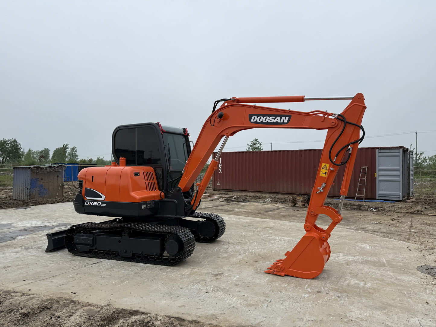 Used DOOSAN DX60-9C crawler excavator real inventory view 6