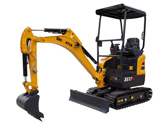 Shantui SE17SR: The All-Round King of 1.8-ton Mini Excavators, with Hardcore Mechanical Strength in a Compact Body