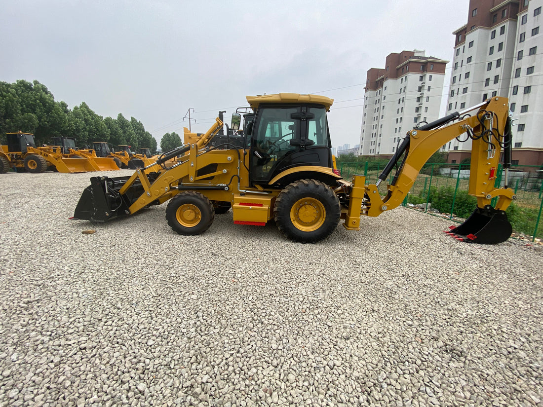 New Chinese Backhoe Loader vs Used Cat 420F – Why Smart Buyers Choose a Brand-New “Two-Machine-in-One” 🟡🚜