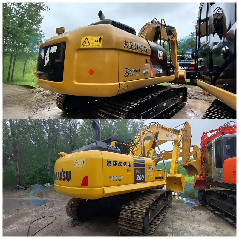 Cat 320D vs Komatsu PC200-8 — And Why Smart Fleets Own BOTH 🟡🟥