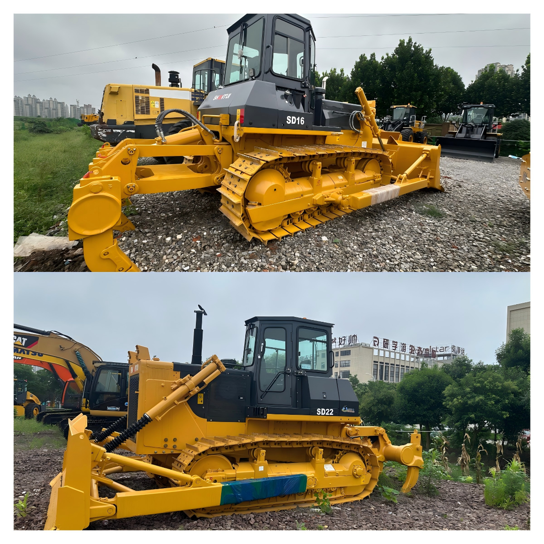 Used Shantui SD16 &amp; SD22 Bulldozers – 160HP Value King + 220HP Production Monster 🟡🚜