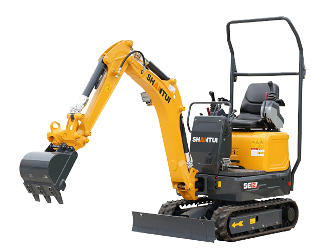 Shantui SE12: The King of 1.2-ton Mini Excavators, with Hardcore Mechanical Strength in a Compact Body