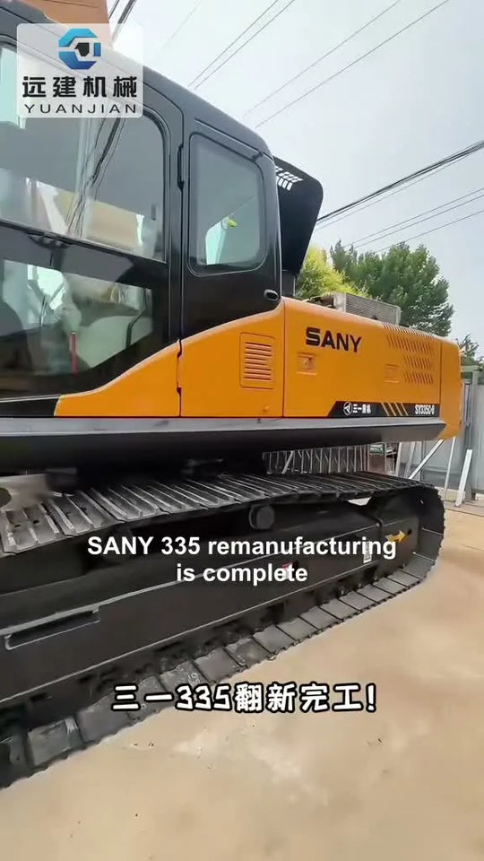 SANY 335 Excavator Refurbishment: Dismantling to Reassembly - YUANJIAN workshop video