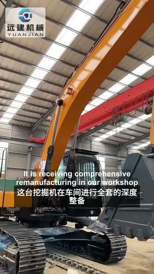 SANY 365 Excavator Refurbishment: Workshop Daily Video - YUANJIAN workshop video