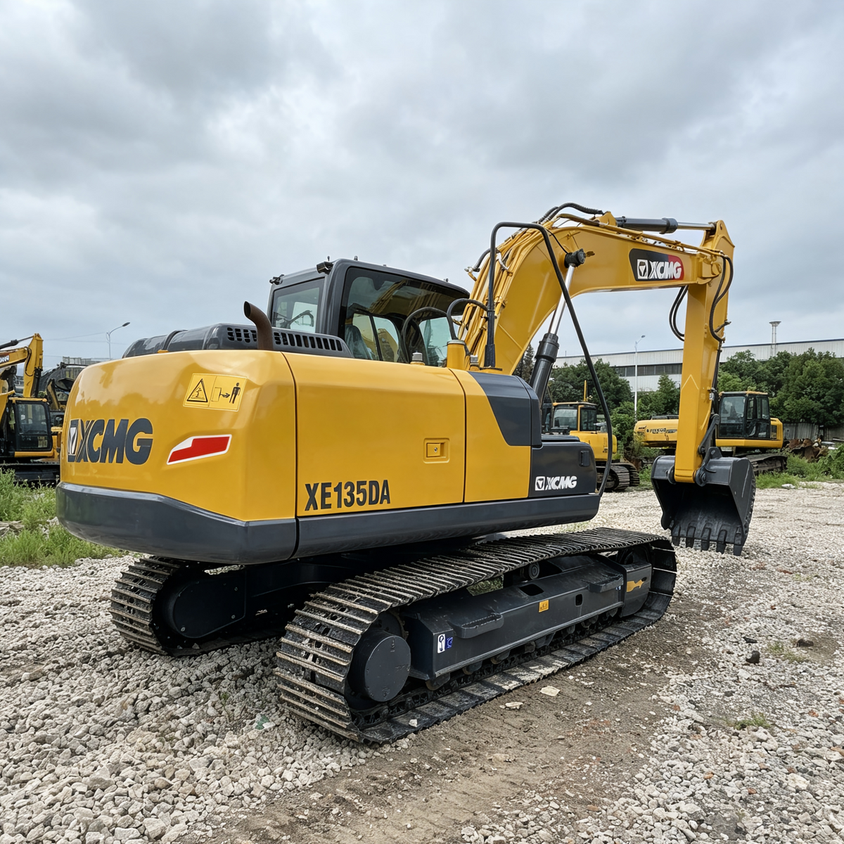 Used XCMG XE135DA crawler excavator real inventory view 1
