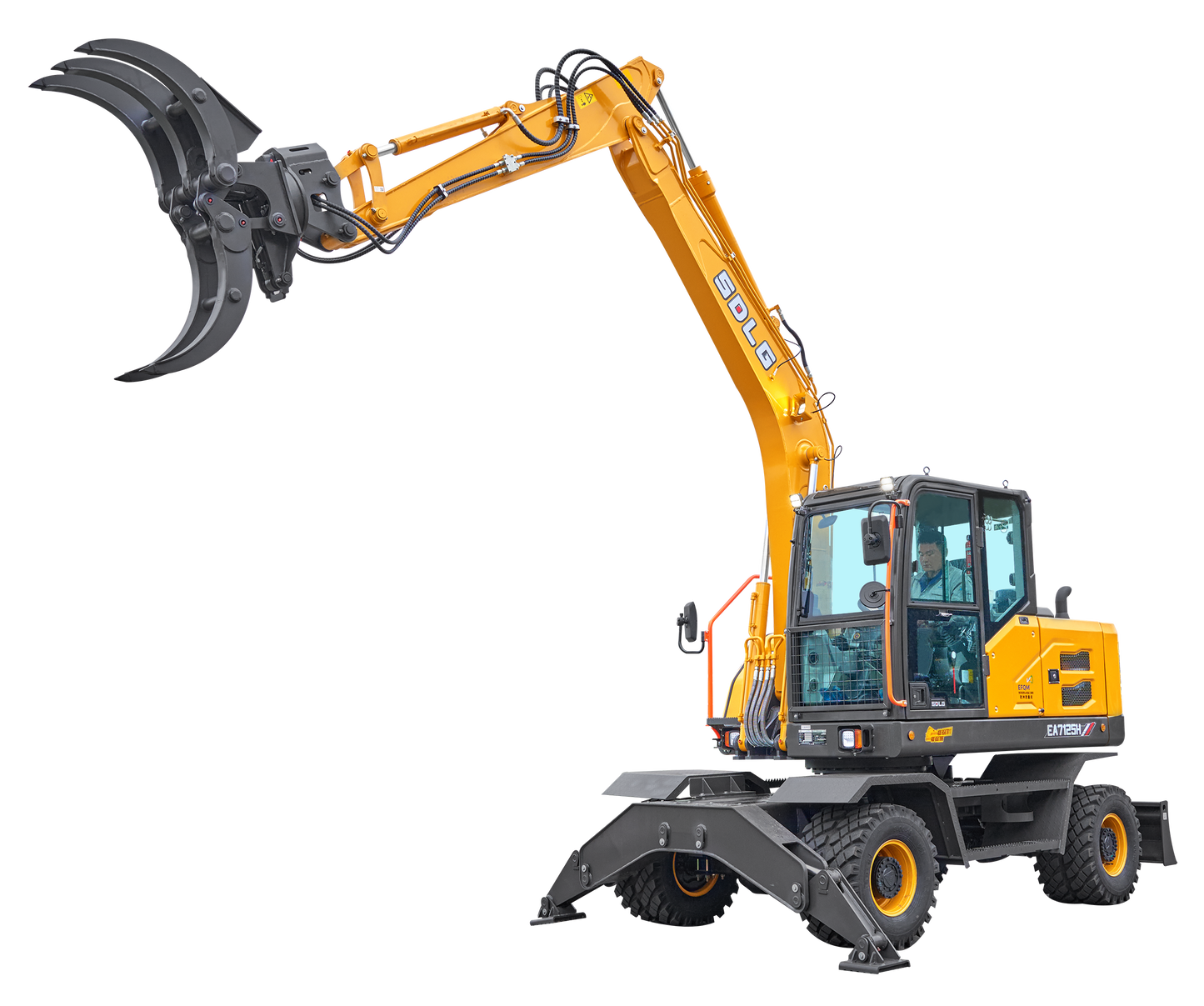 New Sdlg EA7125H Excavator for Sale rear side view